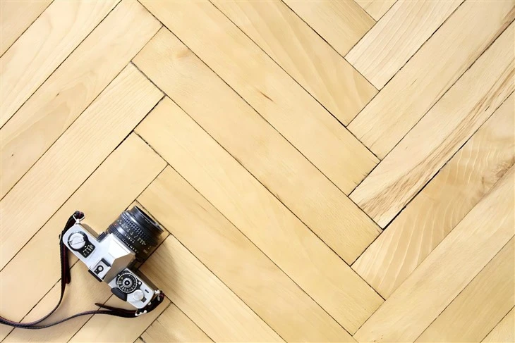 6mm Vinyl Herringbone Interlocking Laminate SPC Floor