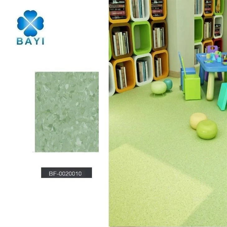 Antibacterial Vinyl Homogeneous Flooring