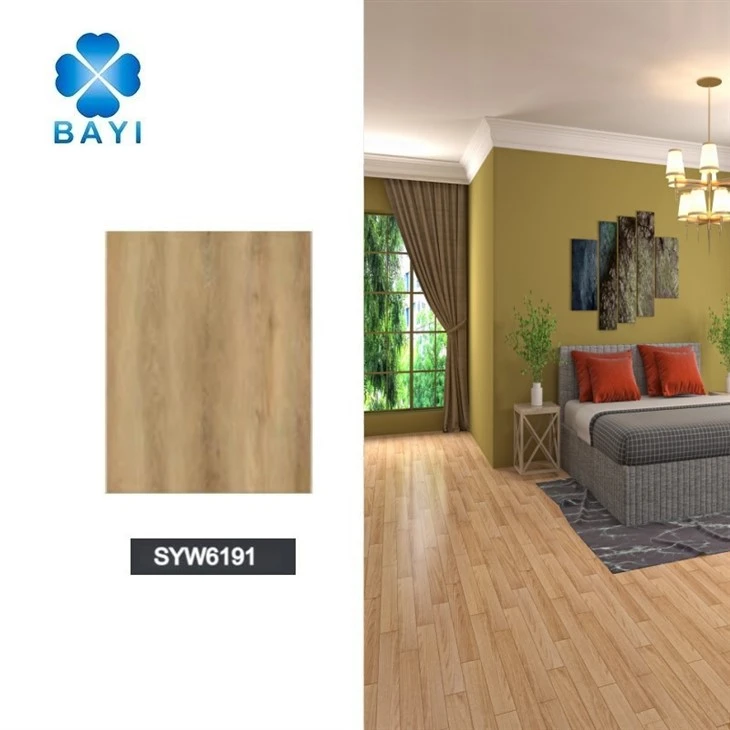 Eco Friendly Click Luxury Vinyl Plank Waterproof SPC Flooring