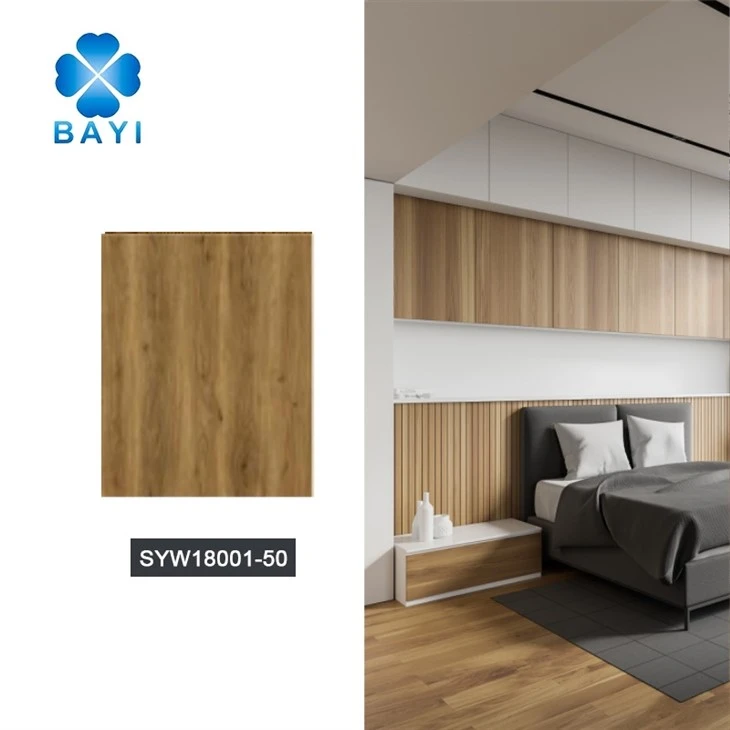 Fireproof Wooden Luxury Vinyl Plank SPC Indoor Flooring
