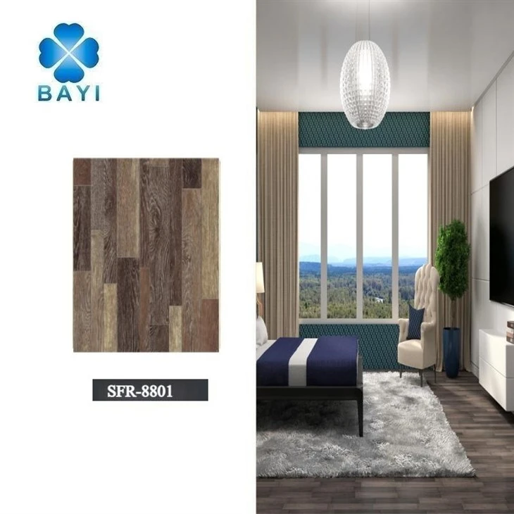Heterogeneous Residential Use Vinyl Sheet Flooring