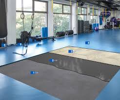 Application of rubber floor