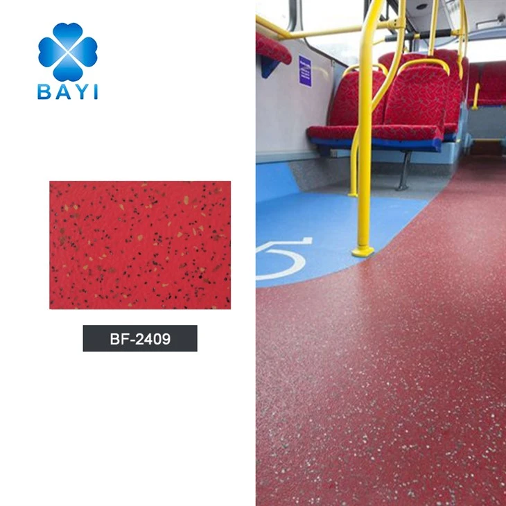 Commercial Transportation Bus Safety Vinyl Flooring