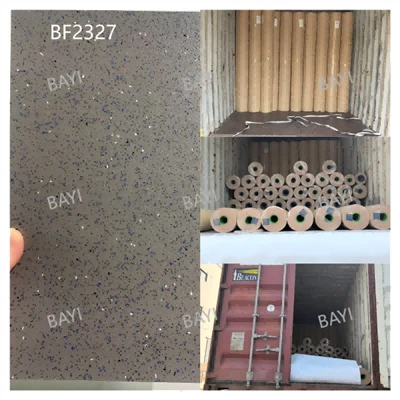 One Container Of PVC Safety Flooring Stone Pattern Vinyl Flooring Shipped!