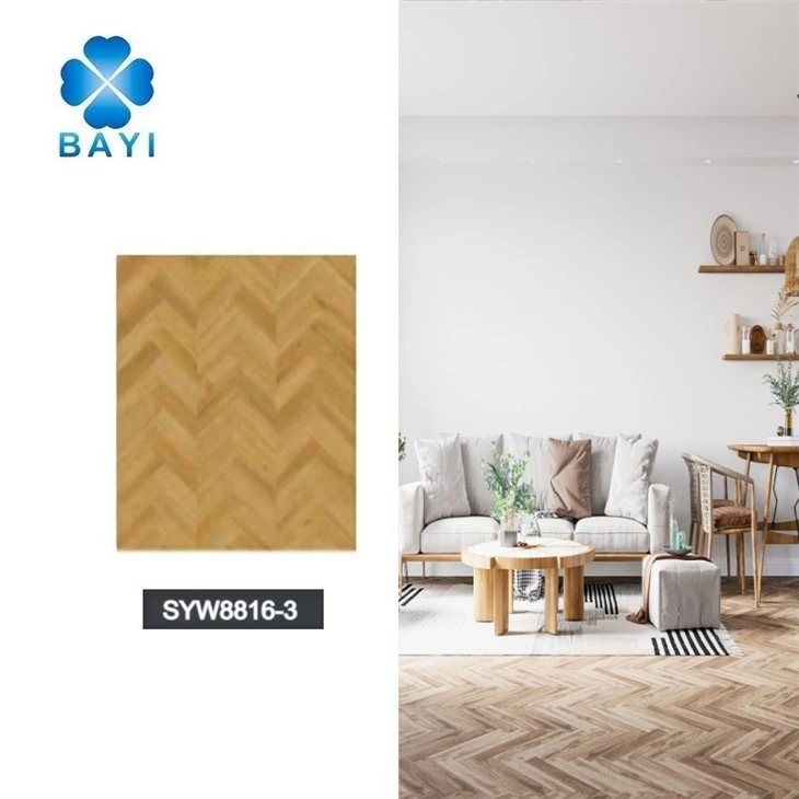Peel And Stick Herringbone Vinyl Floor Tile