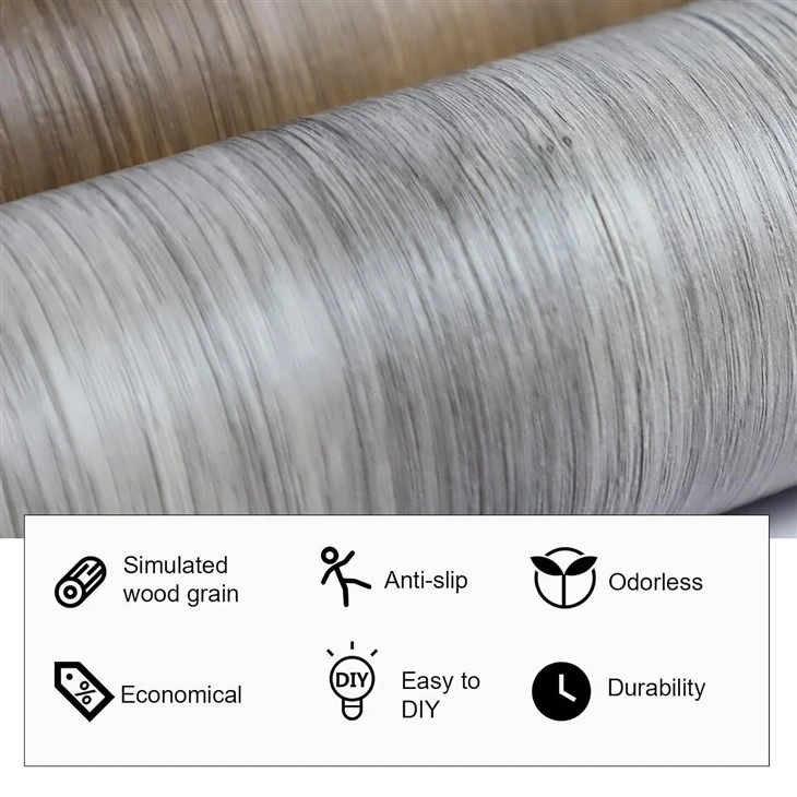 Residential PVC Vinyl Sheet Flooring Roll