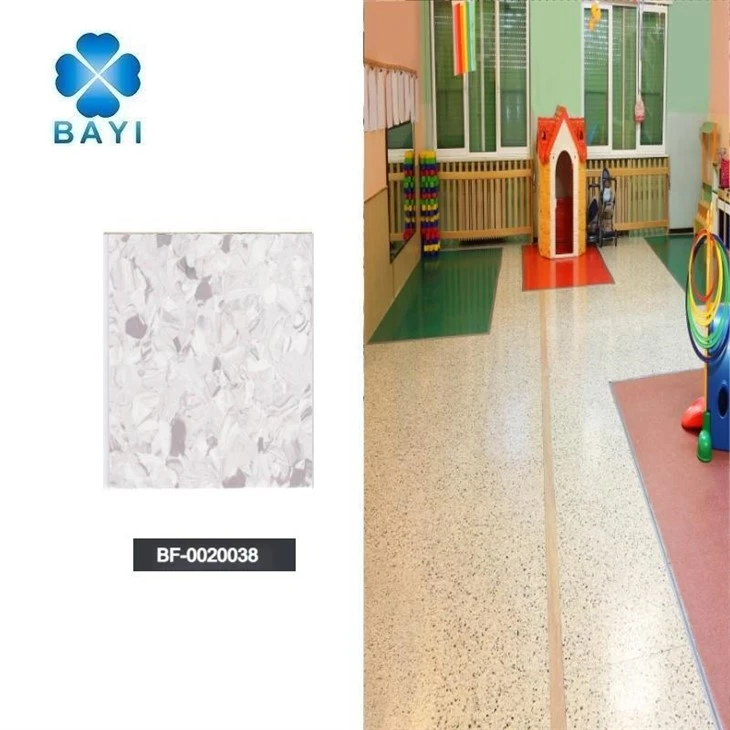 Education Center Homogeneous Vinyl Sheet Flooring