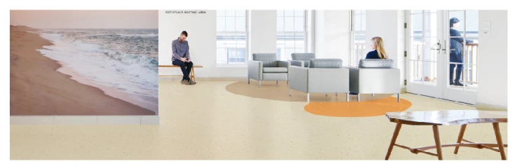 WATERPROOF COMMERCIAL RUBBER FLOORING GAUGHAN SERIES