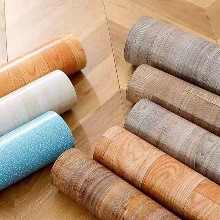 Wear-Resistant Easy DIY Vinyl Flooring Rolls
