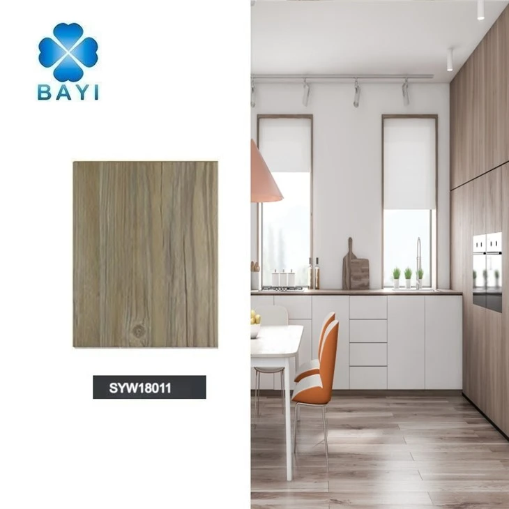 Wood Grain Look Self Adhesive Vinyl Plank Flooring Tile